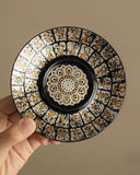 Gilded Silver "Ten Thousand Buddhas" Grottoes Sancai Gaiwan